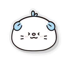 꽁지와옹이 투명 아크릴 스마트 휴대폰 거치대, A기분조아, 1개