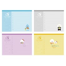 영아트 초등받아쓰기 플러피하우스가로노트 4권 혼합, 혼합색상, 1세트