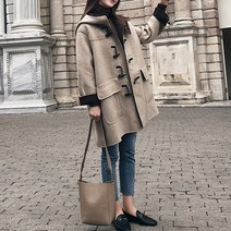 에스텔라 임산부 모직 미들 떡볶이 코트 zxs121