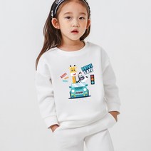 키즈크루 아동용 드라이브 기모 맨투맨