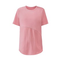 슬루오아 여성용 스포티 반팔 티셔츠 S174
