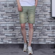 남성용 IN절개 밴딩 청반바지