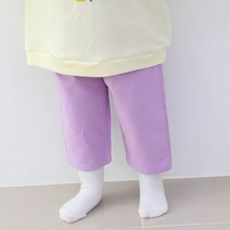 느엘 유아용 사탕봄 면바지