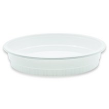 생활엔 사출 원형찜용기 300파이 중 뚜껑 별매, 1개입, 50개