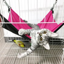 탑시가 방수 고양이 해먹, 핑크