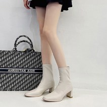벨레페 여성용 커리쉴 스퀘어 앞코로 트렌디 앵클부츠