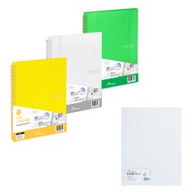 에코청운 칼라칩 스프링 파일 A4 30매 x 3p + PP 명함 L 홀더 A4 10p 세트, 랜덤발송(파일), 투명(홀더), 1세트
