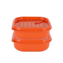 실리만 뉴트로 컬렉션 삶아쓰는 실리콘 용기 홍시 310ml WSK7227, 2개, 단품