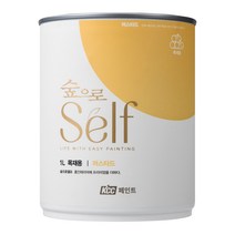 KCC 숲으로 셀프 목재용 수성 페인트 유광 0.9L, 머스타드