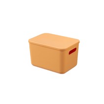 마켓에이 컬러 보관 상자 8L, 옐로우, 1개