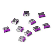 스마트키퍼 USB 포트락 퍼플 10p, UL03P1
