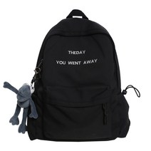 YOU&ME 엘라도 캔버스 캐주얼 백팩 + 키링