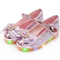 마미트리 여아용 R 애플 스톤 LED 구두