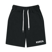 언탭트 빅사이즈 KOREA 엠블럼 트레이닝 반바지