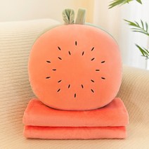 리빙에스 과일 허리 등 쿠션 베개, 수박