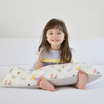 아띠블랑 인견 유아 와이드 베개 + 베개커버 2p, 코알라비치