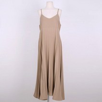 오키 여성용 릴리 플리츠 뷔스티에 원피스