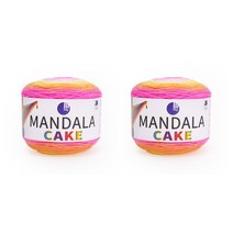 만다라 케이크 2볼, 103 네온 핑크, 2개