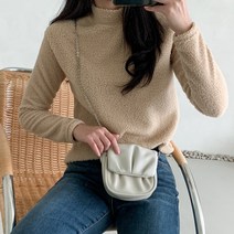 시크블랙 여성용 메니아 반목 베이직 티 T8203K1B