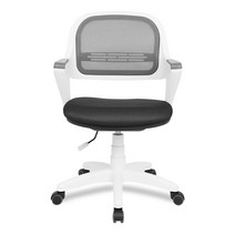 체어포커스 알라딘 메쉬 회전 의자 AL360-WH, 화이트(바디), 투톤그레이(의자)