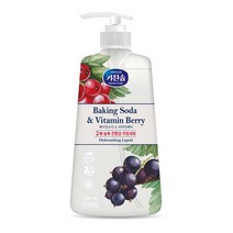 키친솝 베이킹소다 & 비타민 베리 2배 농축 친환경 주방세제, 1개, 750ml