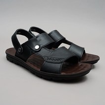 크리스제이 남성용 가죽 슬리퍼겸용 샌들 GUH1808