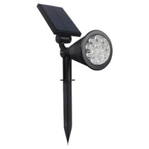 21세기트랜드 태양열 LED 12구 정원 스포트라이트, 칼라등