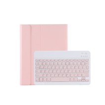 [레이저케이스] 디플 애플펜슬거치가능 다이어리형 태블릿PC 케이스 + 블루투스 키보드 T11B, 핑크