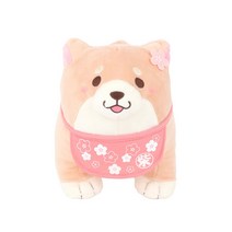 모찌시바 스탠딩 인형, 25cm, 꽃 파스텔 핑크