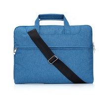 알럽컴 블랙 스트랩 비즈니스 노트북 백, 블루