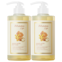 제이엠솔루션 라이프 진저 우드 바디 워시, 2개, 500ml