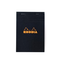 로디아 메모 패드 No 16 A5, 블랙격자, 1개