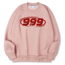 밀리언데이 999 오버핏 쮸리 기모 빅사이즈 맨투맨