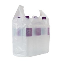 쓰리포 손잡이 마트 비닐봉투 유백, 20L, 500개