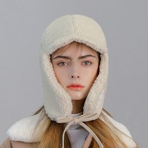화이트샌즈 털 후리스 롱 이어머프 캡 구피