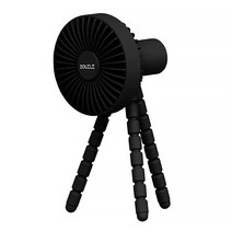 조엘리 휴대용 문어발 무선 선풍기, GXZ-F1010, 블랙