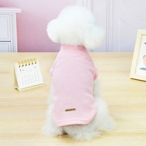 딩동펫 반려동물 데일리 티셔츠, 핑크