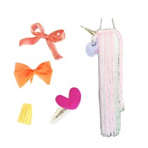 크리스킨드 여아용 헤어핀 4종 + 유니콘 정리대 반짝반짝 세트