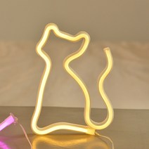홈마인 네온사인 LED 무드등, 06 캣