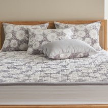 지베딩 샤프란 극세사 겨울 침대패드 겸 카페트, 그레이