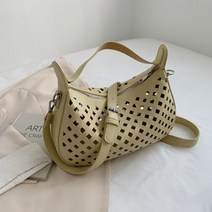 여성용 JCP 아일렛 펀칭 크로스백