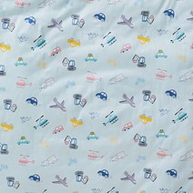 주니어 60수 고밀도 크리스탈샤틴 원단, 1525 블루