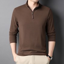 남성용 무지 반집업티