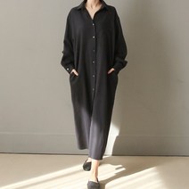 비나인 여성용 안비스 셔츠 원피스