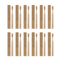 마마포레스트 내추럴 코팅 대나무 칫솔, 12개, 1개입