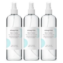 나인포인트 섬유향수, 웜코튼, 500ml, 3개