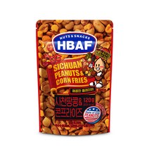HBAF 넛츠 앤 스낵스 사천 땅콩 앤 콘프라이즈, 1개, 120g