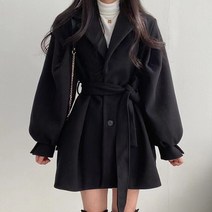 쉐어몰 모노톤 반하프 숏코트