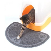 바이마음 캣 클린 모래매트 M197, 그레이