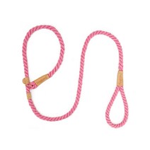파스텔펫 반려동물 컬러 로프 리드줄, 핑크